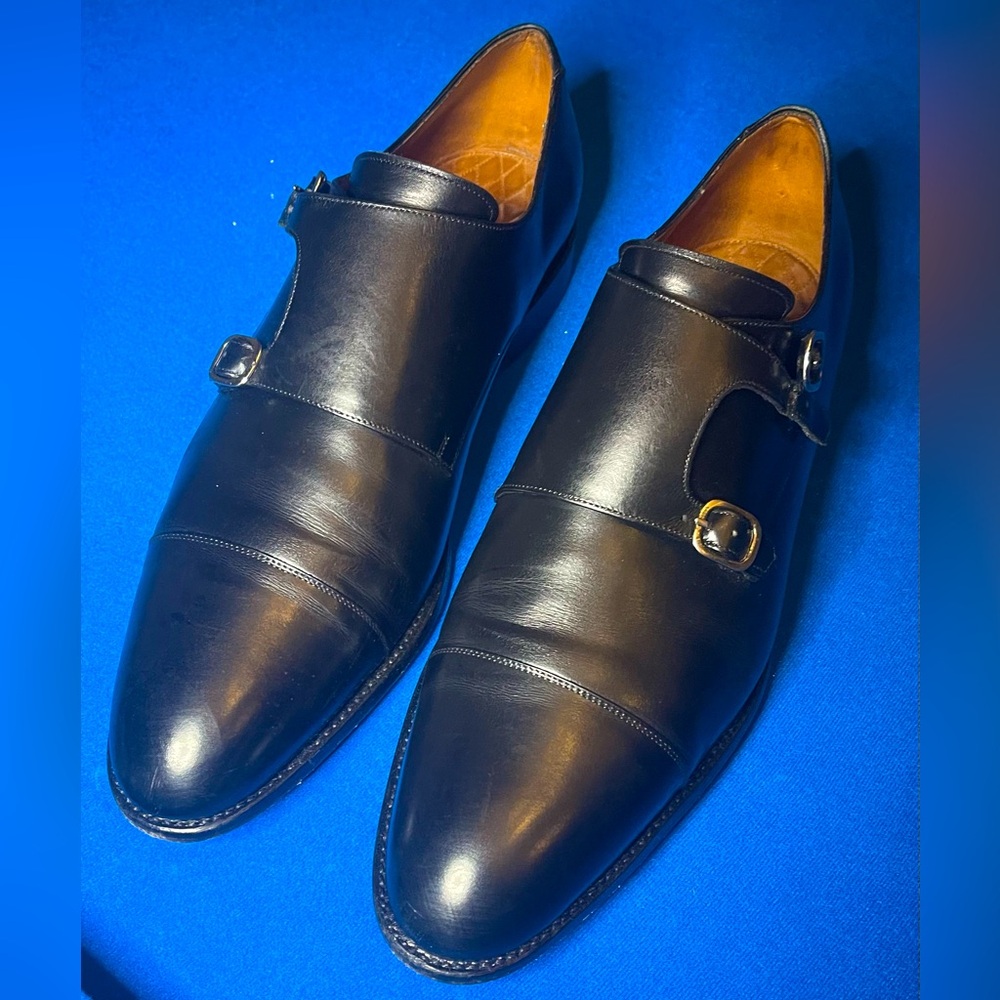 Cobbler Union Black Monkstrap - Good Condition